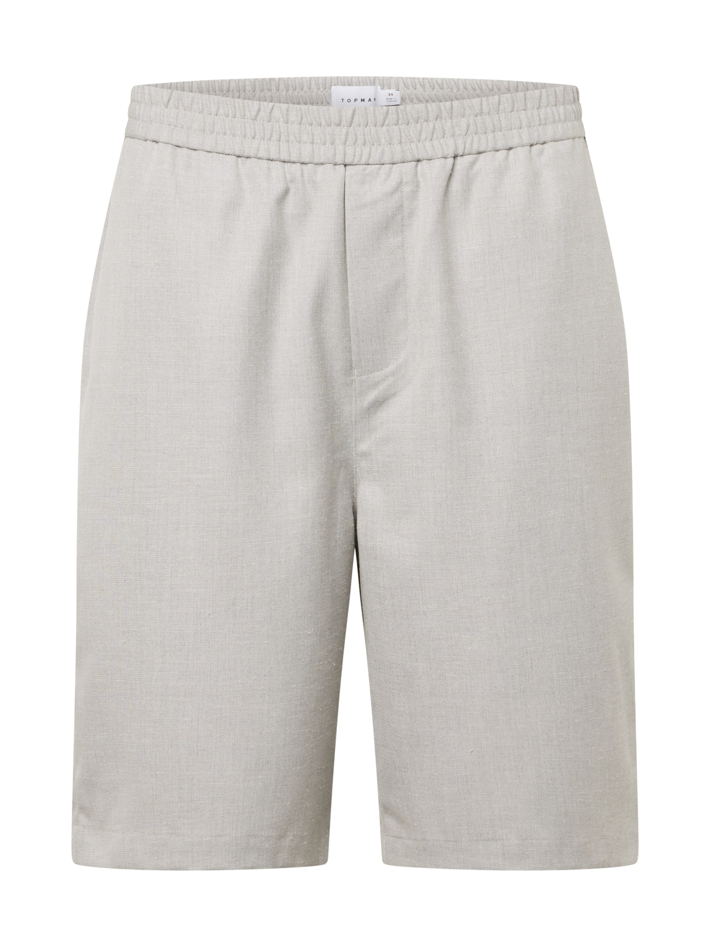 TOPMAN Широка кройка Панталон в сиво: отпред