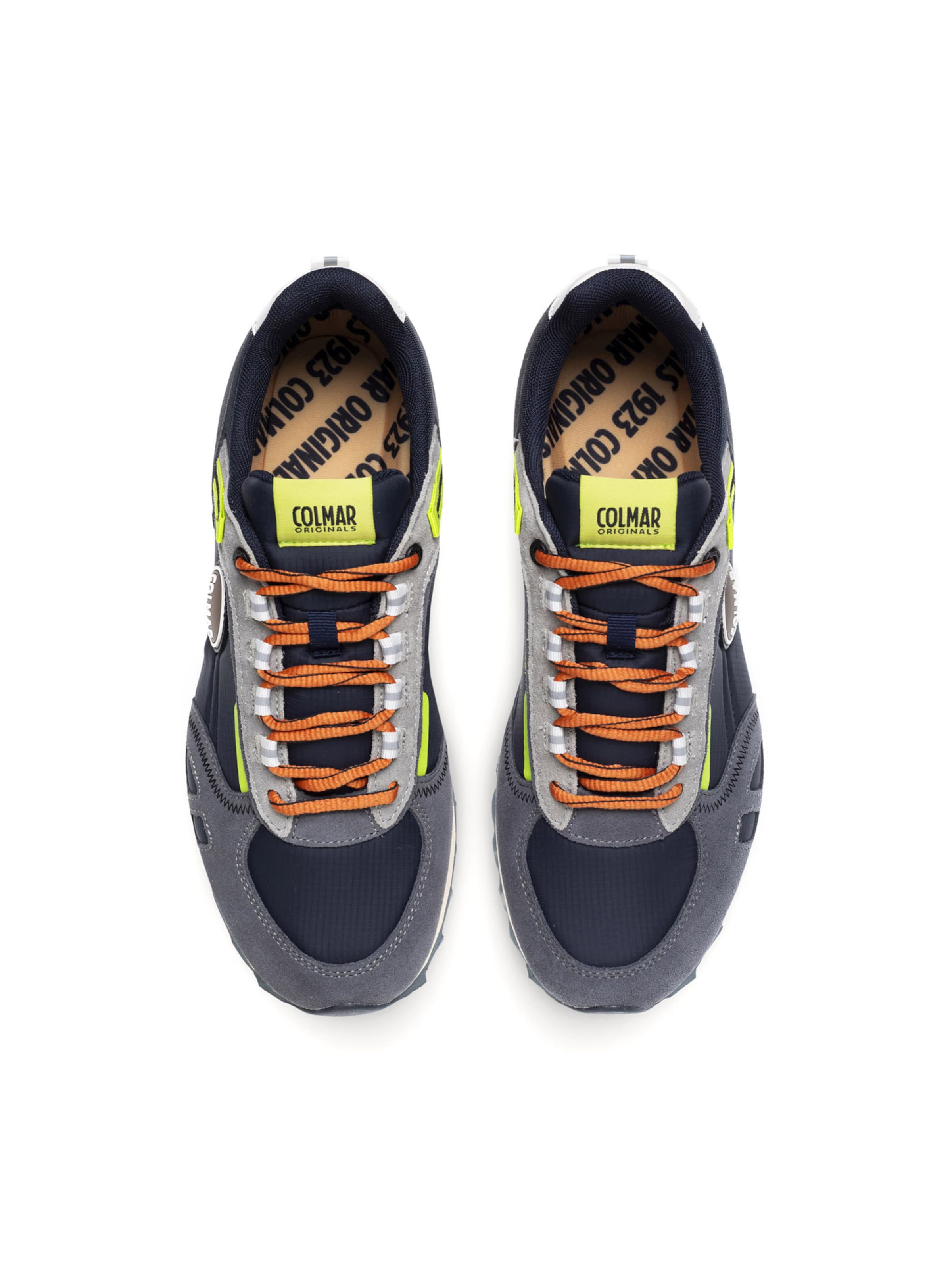 Baskets basses ' TRAVIS' Colmar en bleu : au dessus