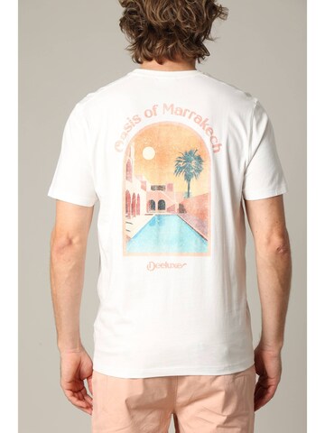 T-Shirt 'MARRAKECH' Deeluxe en blanc