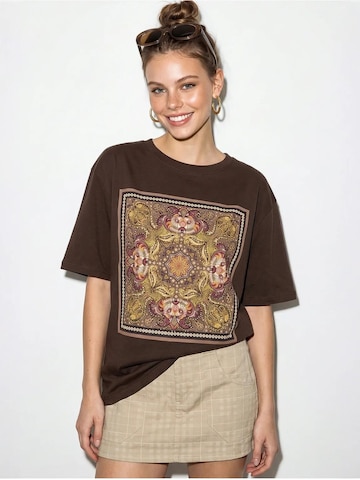 Maglietta 'T-Shirts' di Bianco Lucci in marrone