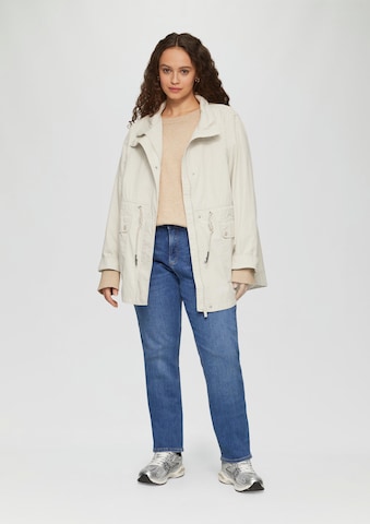 Parka mi-saison QS en gris