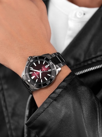 POLICE Analog Watch 'Thornton' in Red