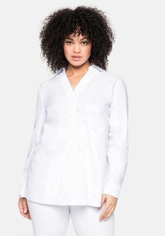 Camicia da donna di SHEEGO in bianco: frontale