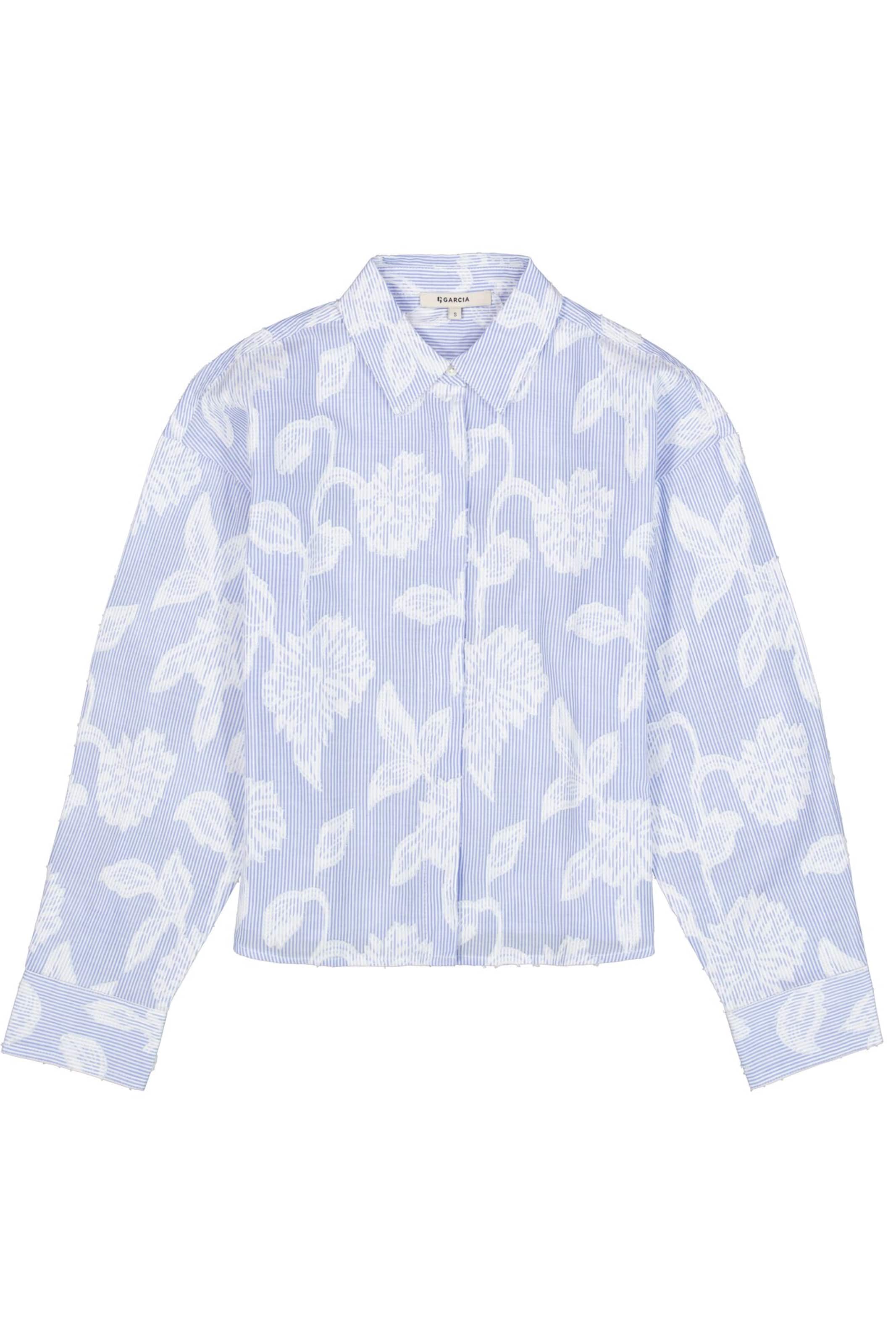 GARCIA Bluza | modra barva: sprednja stran