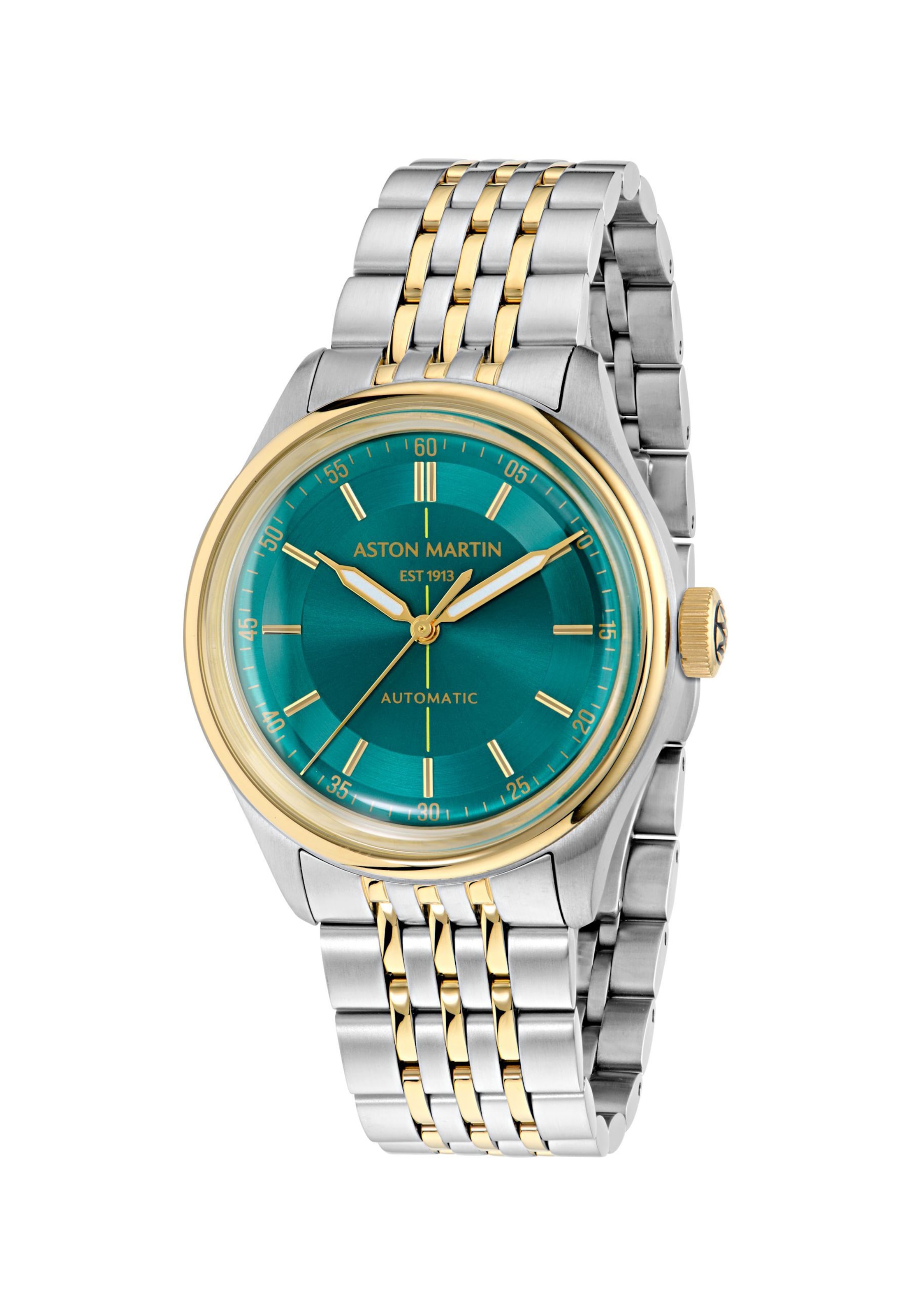 Aston Martin Analoog horloge in Groen