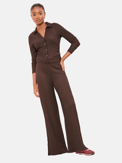 Lipsy Pantalon en chocolat, Vue avec produit