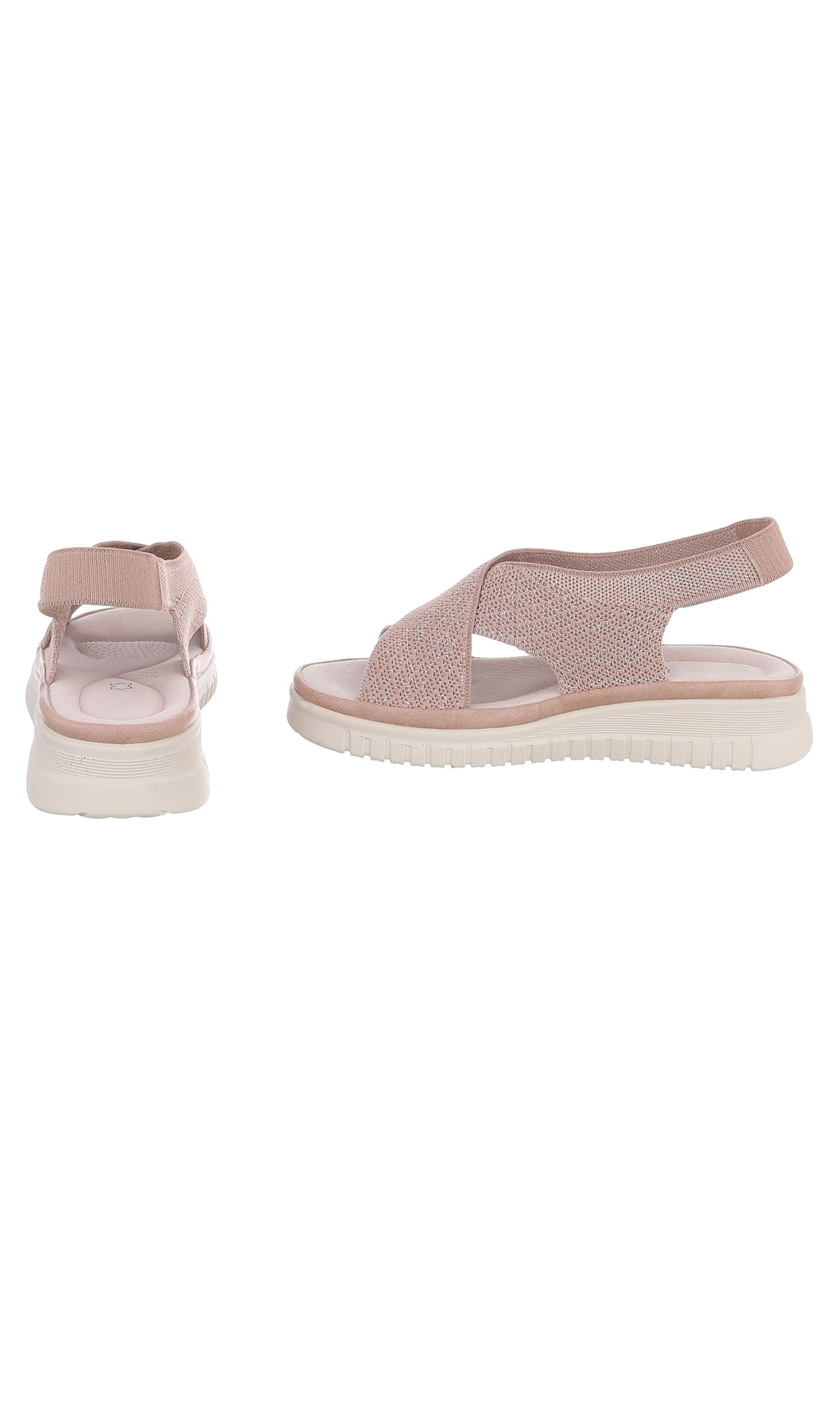 Ital-Design Strap Sandals in Pink