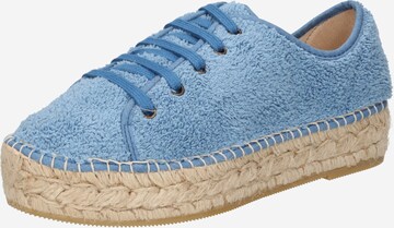 espadrij l´originale Espadrilles 'Basket' in Blauw: voorkant