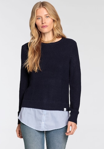 DELMAO Pullover in Blau: predná strana