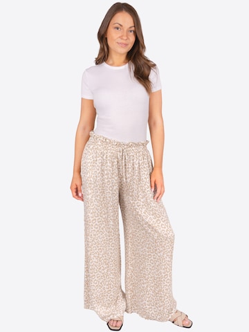 Wide Leg Pantalon 'Penelope' Seasons of April en beige