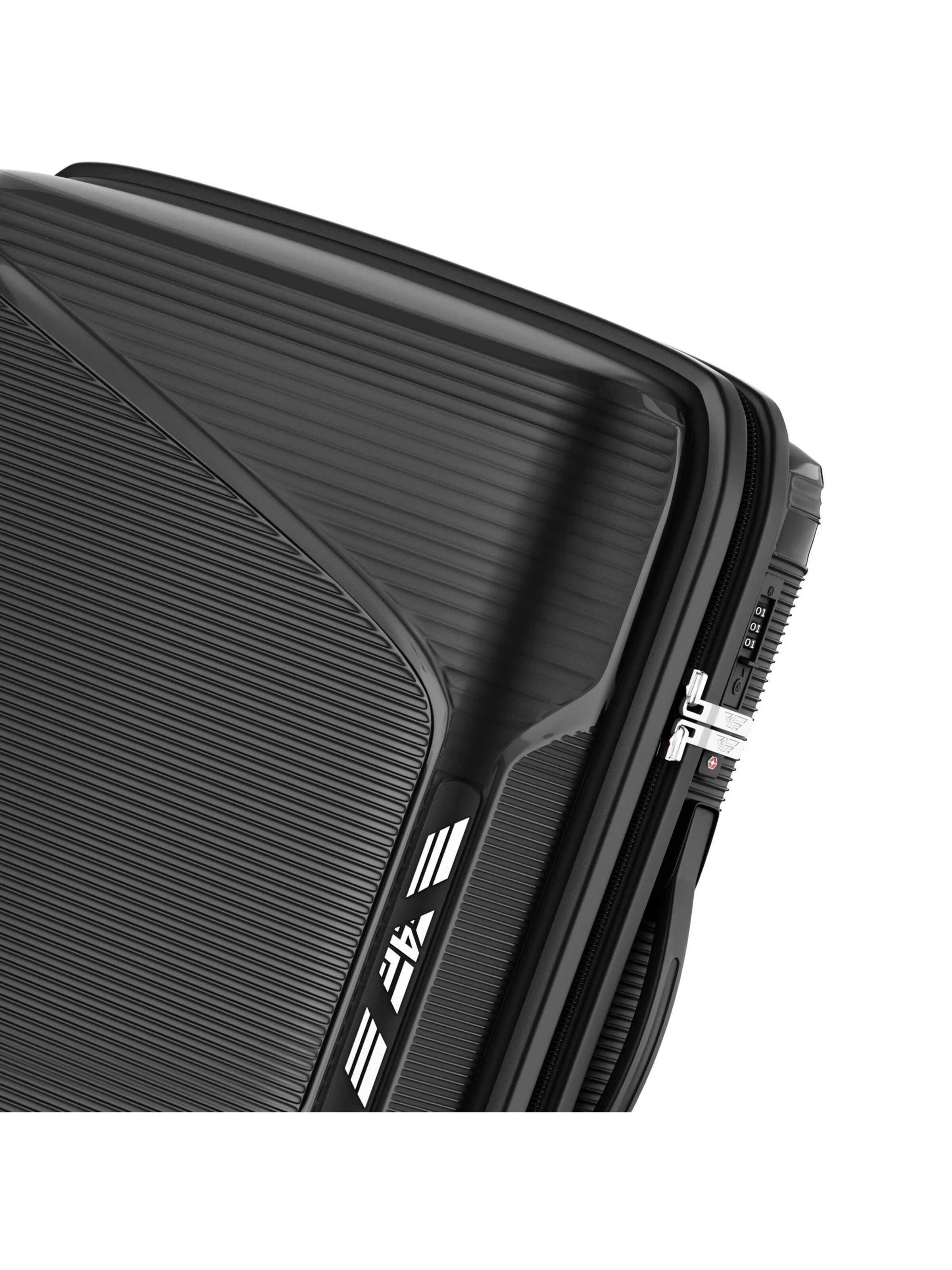4FLY Suitcase Set 'Linea Lux' in Grey