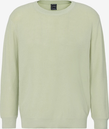 JOHN DEVIN Sweater in Green: front