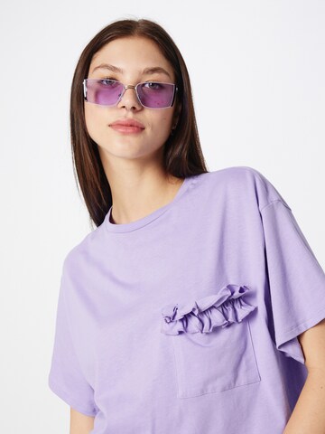 UNITED COLORS OF BENETTON - Camiseta en lila