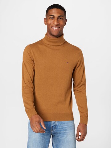 TOMMY HILFIGER Sweater in Brown: front