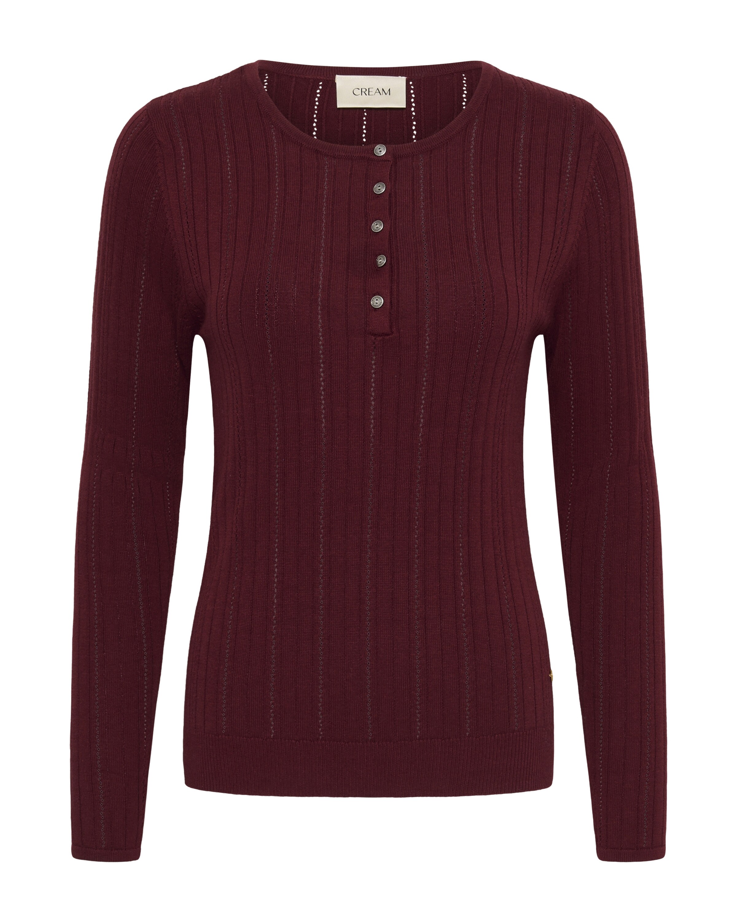 Cream Sweter 'Peloa' w kolorze czerwony: przód