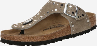 Šlepetės per pirštą 'Gizeh Rivet' iš BIRKENSTOCK, spalva – rausvai pilka, Prekių apžvalga