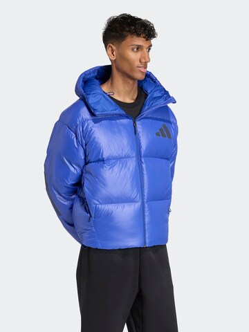 Veste de sport 'Z.N.E.' ADIDAS SPORTSWEAR en bleu : devant