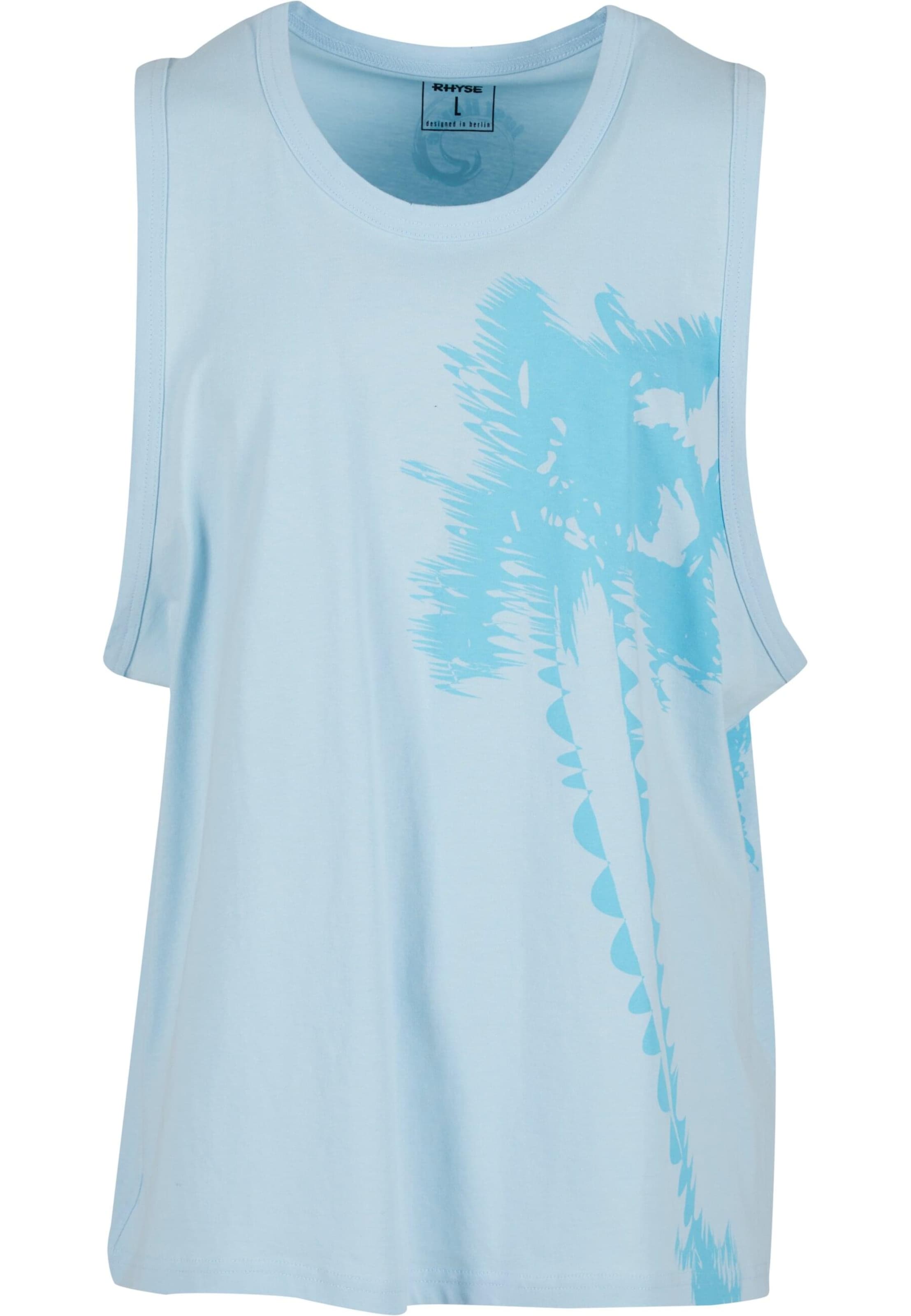 T-Shirt Just Rhyse en bleu : devant