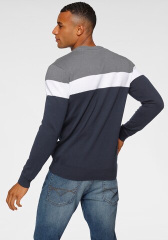 H.I.S Pullover in Blau