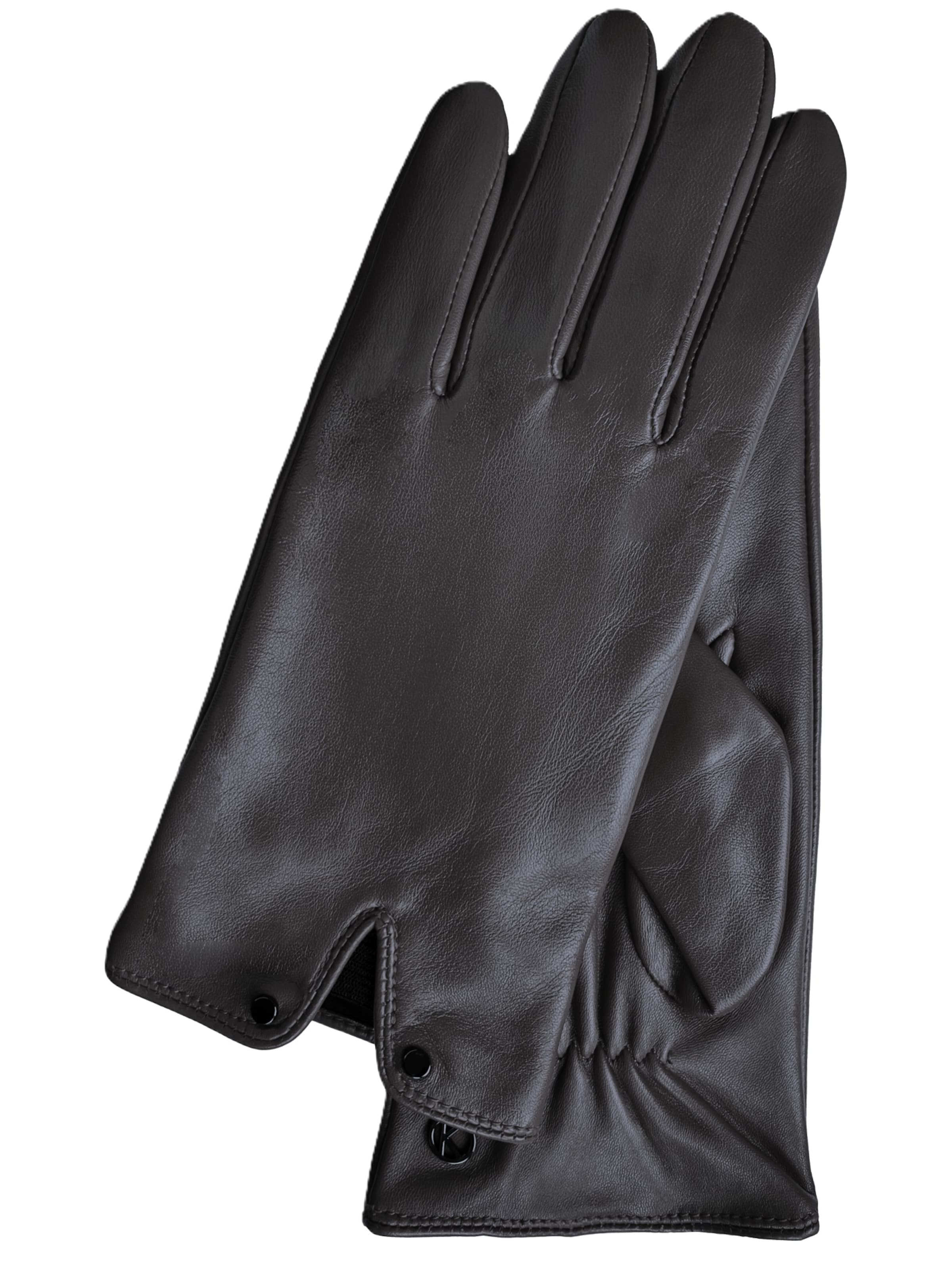 KESSLER Full Finger Gloves 'NORA' in Black: front