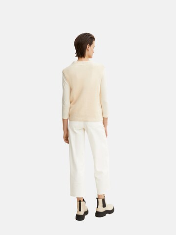 TOM TAILOR Pullover in Beige