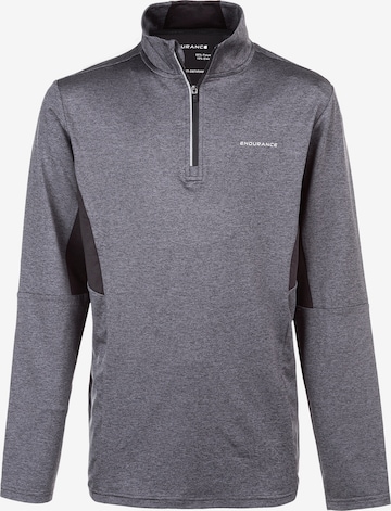 ENDURANCE Athletic Sweater in Grey: front