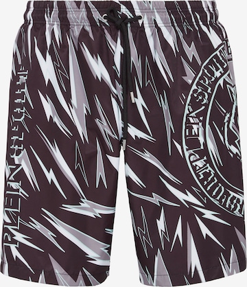 Plein Sport - Bermudas 'Tiger' en negro: frente