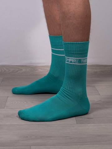 Empire-Thirteen Socks in Blue: front