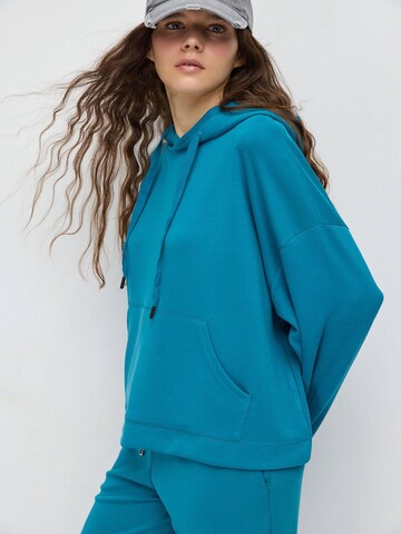 Sweat-shirt No Matter What en bleu