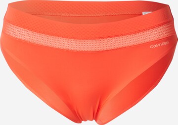 Slip di Calvin Klein Underwear in arancione: frontale