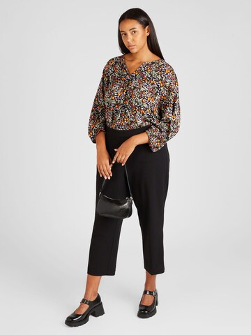 Fransa Curve Blouse in Gemengde kleuren