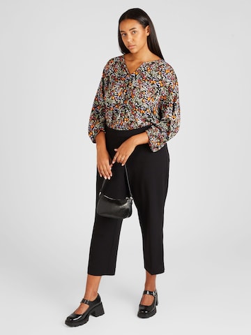 Fransa Curve Blouse in Gemengde kleuren