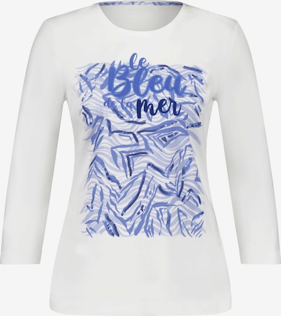 GERRY WEBER T-shirt i rökblå / ljusblå / off-white, Produktvy