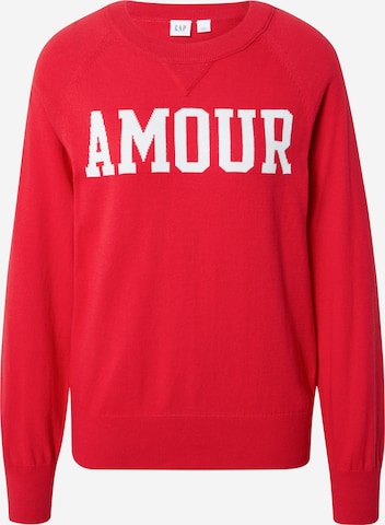 Pull-over GAP en rouge : devant