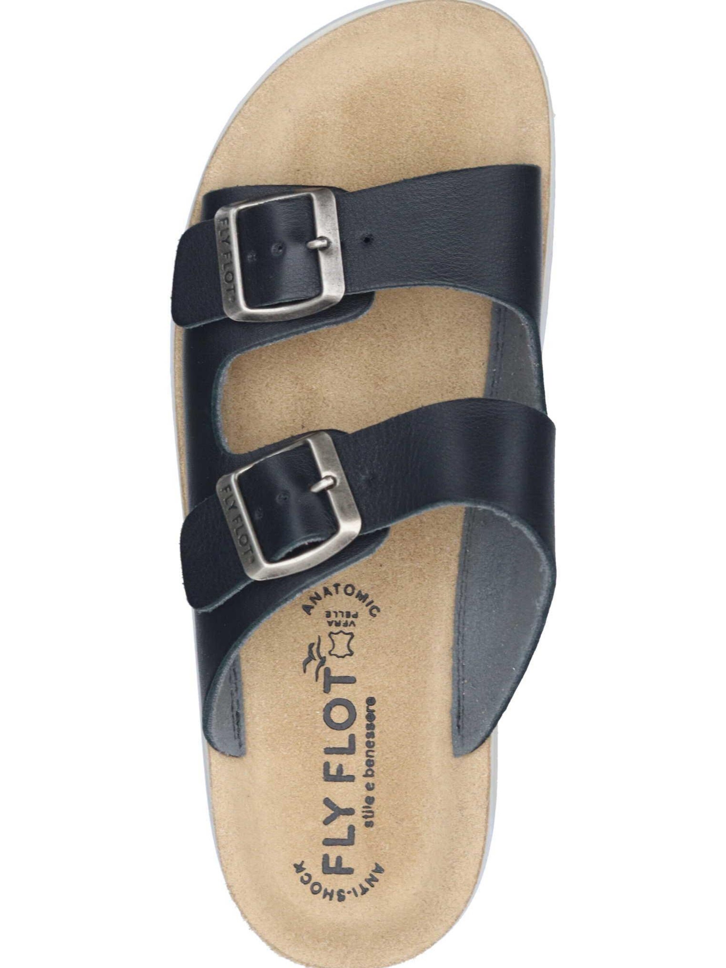 FLY FLOT Mules in Black