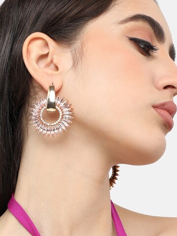 Boucles d'oreilles 'Eshika' SOHI en rose : devant