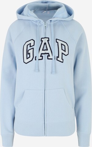 Gap Tall Sweat jacket 'HERITAGE' in Blue: front