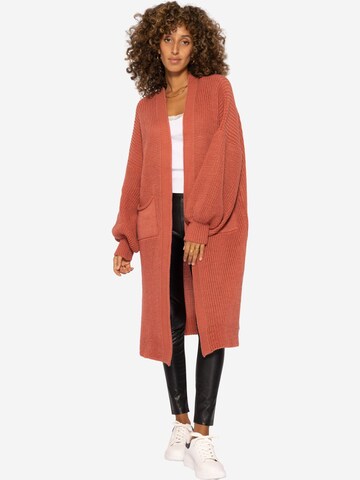 SASSYCLASSY Oversized Cardigan in Orange