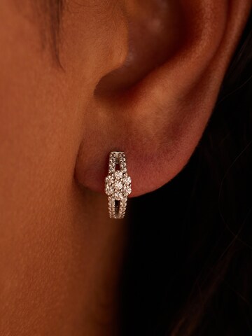 Lucardi Oorbellen 'Chic' in Zilver