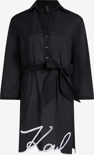Karl Lagerfeld Strandkleid in schwarz / weiß, Produktansicht