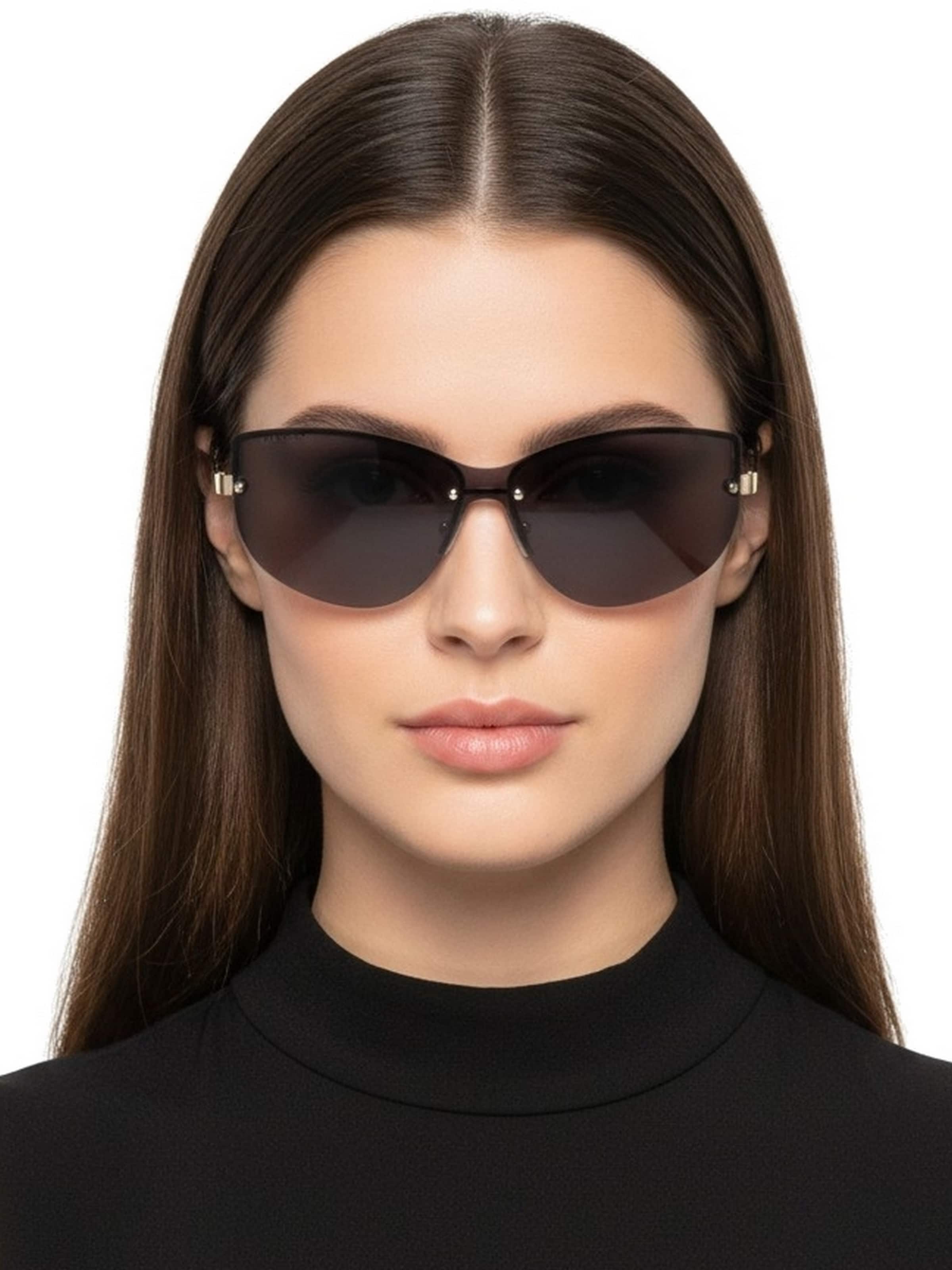 GUESS Zonnebril 'Sonnenbrille' in Goud: voorkant