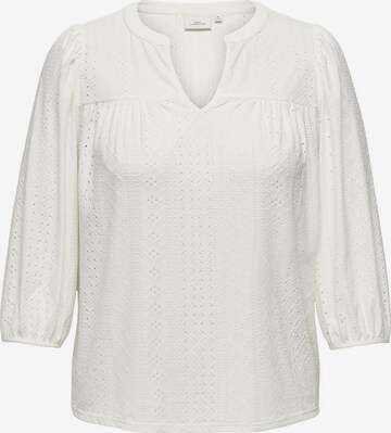 ONLY Carmakoma Blouse in White: front