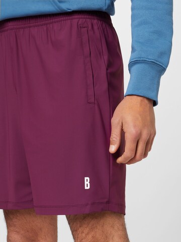 BJÖRN BORG Regular Sports trousers 'ACE 9' in Purple