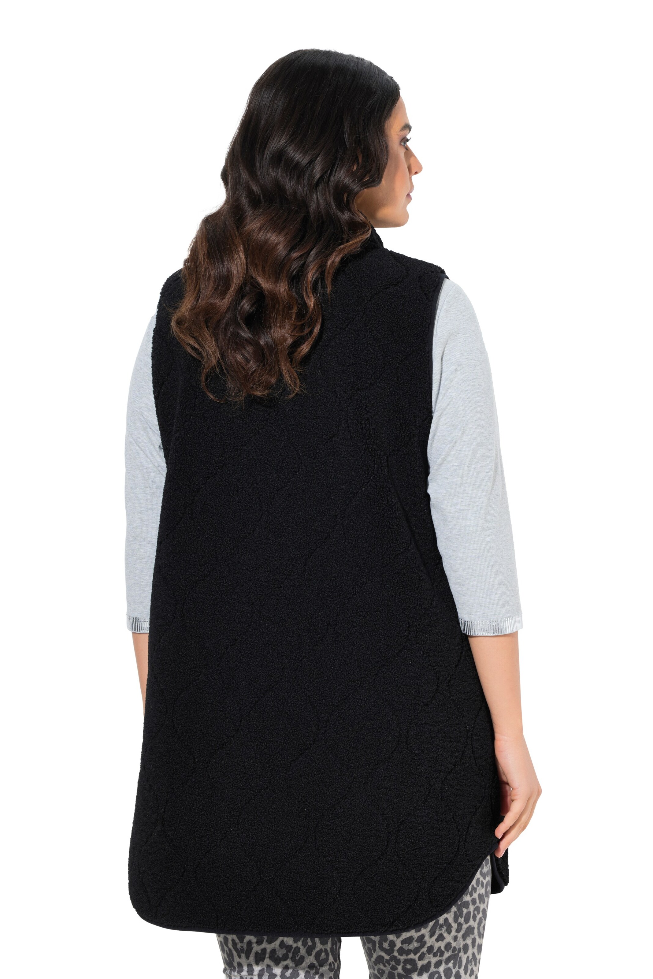 Ulla Popken Vest in Black