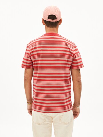ARMEDANGELS T-Shirt MAARKOS BOLD STRIPES in Weiß