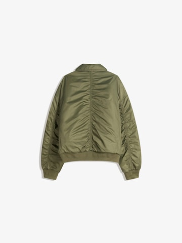 Bershka Between-season jacket in Green