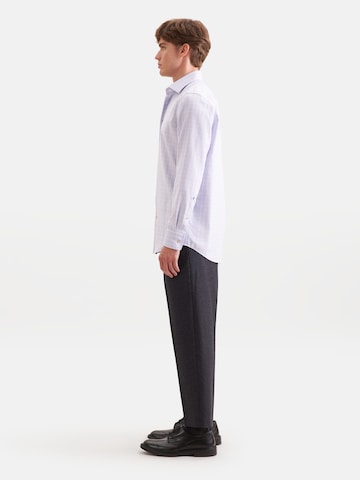 SEIDENSTICKER Regular Fit Businesshemd 'Karo' in Beige