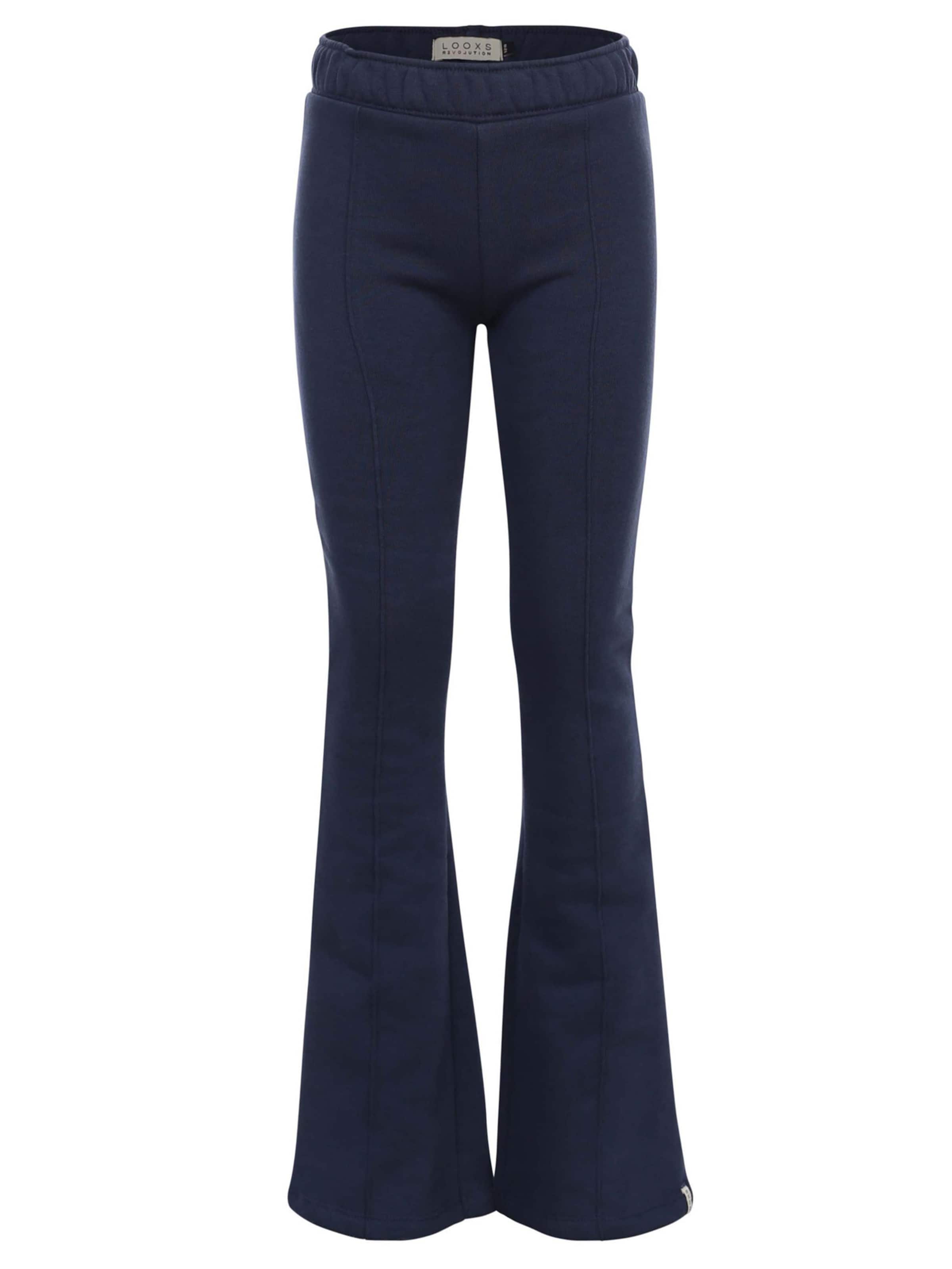 Looxs Revolution Flared Broek in Blauw: voorkant