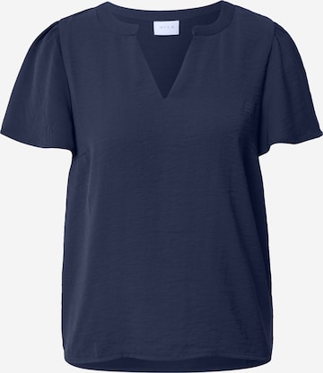 VILA Blouse 'JAHULA' in Blauw: voorkant