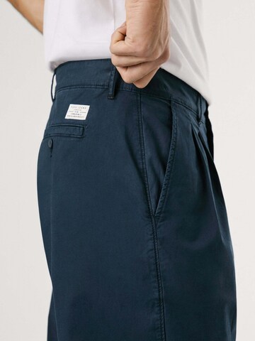 Regular Pantalon à plis Pepe Jeans en bleu